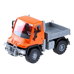 Самосвал бортовой Мерседес Unimog U 500, 17,5 см (Лена, 08882) - миниатюра