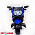 Электромотоцикл Moto синий  - миниатюра №2