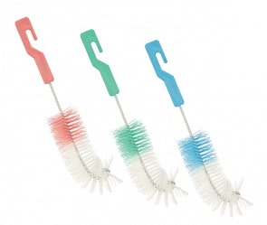 Ершик изогнутый для бутылочек, 3 цвета (Курносики, 19545)