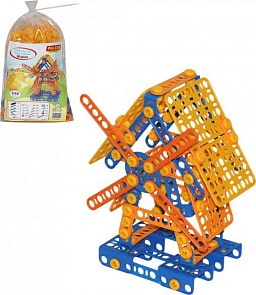 Конструктор Мельница, 195 элементов (Полесье, П-55125)