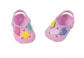 Игрушка Baby born - Сандалии фантазийные, фиолетовые (Zapf Creation, 824-597PR)