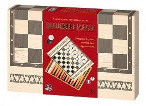Игра настольная - Шашки-нарды (Десятое королевство, 03790ДК)