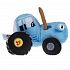 Игрушка мягкая Синий трактор 18 см музыкальный чип  - миниатюра №1