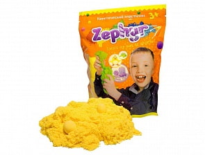 Кинетический пластилин Zephyr жёлтый, 0,3 кг. (Zephyr, 00-00000813)