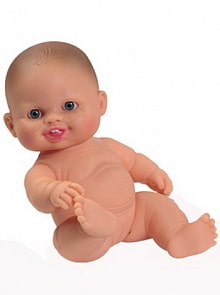 Кукла-пупс без одежды, 22 см, девочка (Paola Reina, 31008_paola)