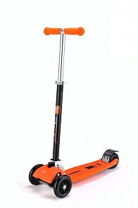 Трехколесный самокат Maxi City orange Y-Scoo, 4128RT