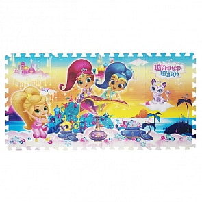 Коврик-пазл из серии Шиммер и Шайн, 8 сегментов (Росмэн, 33141)