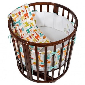 Комплект в люльку Nuovita Nido Magia - Giraffe, 3 предмета, стандарт (Nuovita, 00-0013868)