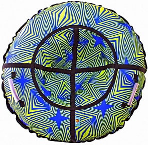 Санки надувные Тюбинг Калейдоскоп, диаметр 118см. (RT, 6011RT)