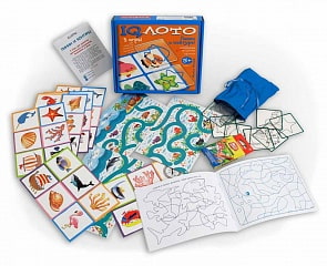 Комплект из трех игр - Пластиковое лото. Линии и контуры (Айрис-пресс, 26124АП)