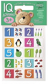 Куликова Е. Н. Мягкие игры. IQ –Домино - Счет до 5 (Айрис Пресс, 25610АП)