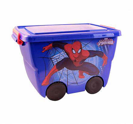 Ящик для игрушек - Человек-Паук, синий 