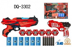 Бластеры в наборе с 40 мягкими снарядами (Junfa Toys, FJ911)