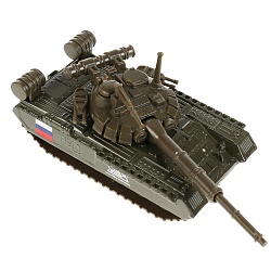 Танк T-90, 12 см, инерционный, подвижные детали (Технопарк, SB-16-19-T90-G-WB.19) - миниатюра