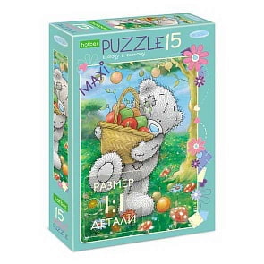Maxi пазлы – ECO - MeToYou, 15 элементов, А4 формат (Hatber, 15ПЗ4-23066)