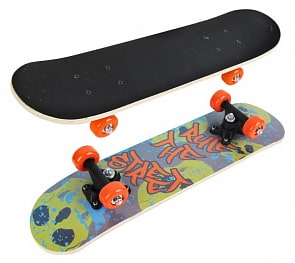 Скейтборд Street's rules размер 60 х 15 см, пвх колеса (602-HB1059)