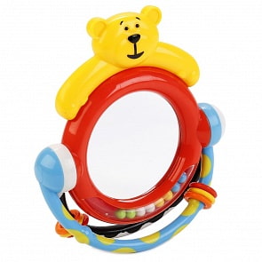 Погремушка Медвежонок с зеркалом (Умка, B14358-R)