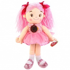 Музыкальная мягкая кукла 35 см, стихи и песенки на стихи А. Барто (Мульти-пульти, C7187-RU)