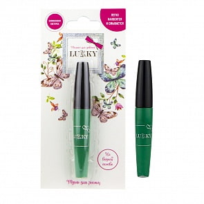 Lukky тушь для ресниц, цвет зеленый, 8 мл (1toy, Т16737)