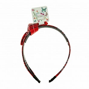 Ободок для волос с большим бантом Lukky Fashion - Клетка (Lukky, Т18498)