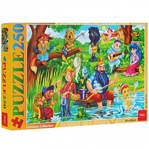 Пазл 250 элементов 28 х 40 см Буратино (Hatber, 250ПЗ3_11603)