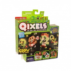 Набор для творчества Qixels - Зомби, светится в темноте (Moose, 87023)