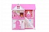 Домик для кукол - Коттедж Светлана, бело-розовый, с мебелью  - миниатюра №2