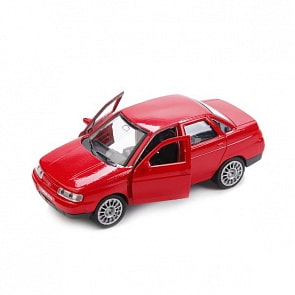 Металлическая инерционная машина - Lada 110, 12 см, открываются двери (Технопарк, SB-16-44-N-WB)