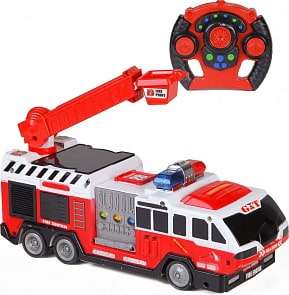 Пожарная машина на радиоуправлении, свет и звук (Yako Toys, Y18743069)