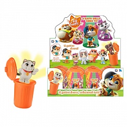 Игрушка фигурка героя из мультфильма 44 котенка, в ведре (Rainbow, 04-E-FC-077) - миниатюра
