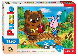 Пазл Винни Пух, 160 элементов  (Step Puzzle, 72004)