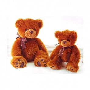 Медведь тёмно-коричневый 37 см (AURORA, 41-072/1)