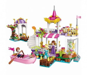 Конструктор с фигурками - Причал Принцессы, 394 детали (Enlighten Brick, BRICK2607)