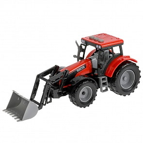 Модель Трактор 24 см свет-звук подвижные элементы инерционная пластиковая (Технопарк, 1812A052-R)