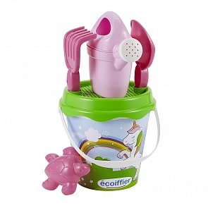 Детский набор для песочницы – Единорог, ведерко с аксессуарами (Ecoiffier, ECO687)