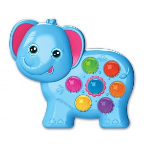 Игрушка музыкальная - Слоненок из серии Веселушки (Азбукварик, 29022-9)