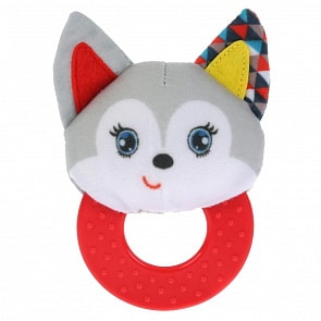 Текстильная игрушка-погремушка с кольцом - Ласковый котенок (Умка, RPT-C3 (375)