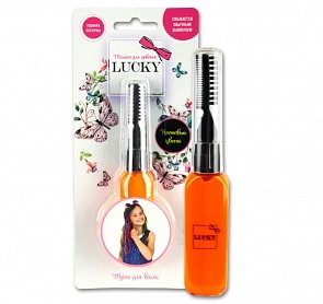 Lucky тушь для волос, неоновые цвета: оранжевый (1toy, Т11930)