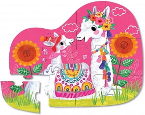 Пазл Лама 12 элементов (Crocodile Creek, 4117-7)