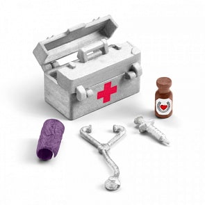 Игровой набор – Медицинский набор для конюшни (Schleich, 42364k)