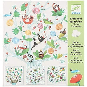 Набор для аппликации - Пришла весна (Djeco, 08933k)