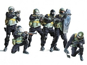 Модель для склеивания - Группа Вымпел, антитеррор (Звезда, 3598з)