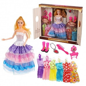 Кукла с 12 аксессуарами, 29 см (Наша Игрушка, 9538)