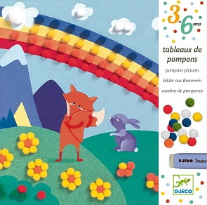 Набор для творчества - Помпоны (Djeco, 09865k)