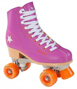 Ролики Rollschuh Roller Disco, размер 41, фиолетово-оранжевые (Hudora, 13177)