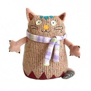 Мягкая игрушка – Кот Котейка, розовый (Gulliver, 51-K49204J)