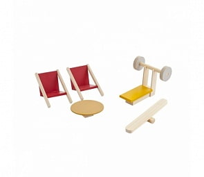 Набор мебели для мини-кукол – Спортивный уголок (Paremo, PDA517-04)