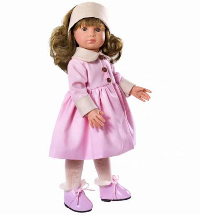 Кукла Нелли в розовом пальто, 43 см. 