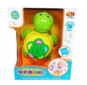 Развивающая игрушка - Черепашка, свет и звук (ABtoys, PT-00884)