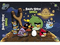 Пазл 12 элементов 20,3 х 29,7 мм в рамке Angry Birds (Hatber, 12ПЗ4_10500) - миниатюра